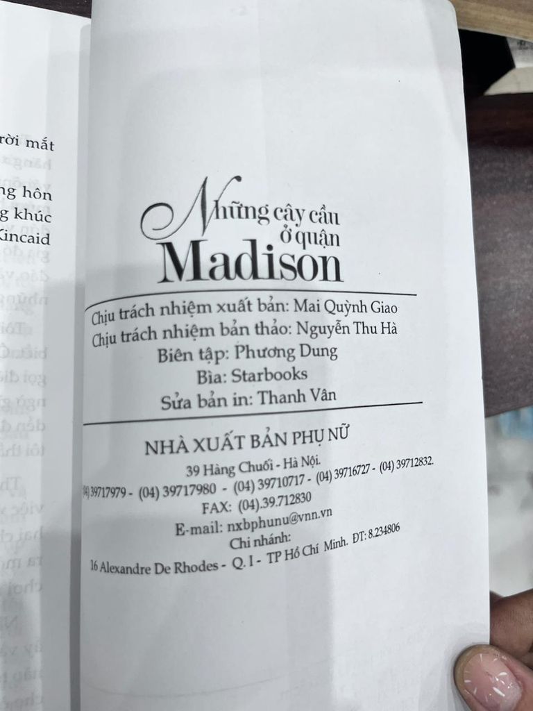 Những Cây Cầu ở Quận Madison - Robert James Waller - Ảnh thực tế 5