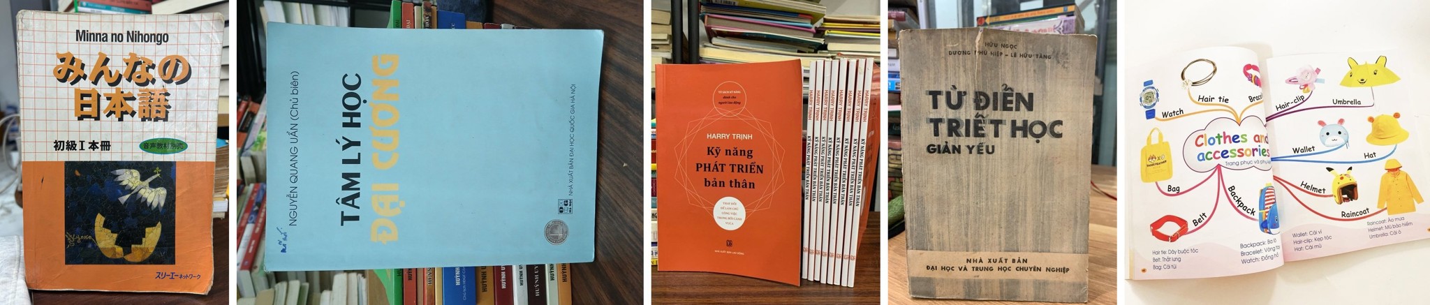 Combo Minna no Nihongo + Tâm lý học đại cương + Kỹ năng + Từ điển Triết Học giản yếu + S