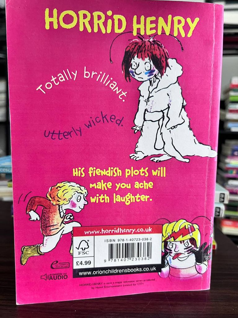 Horrid Henry and the Mega-Mean Time Machine - Francesca Simon - Ảnh thực tế 3