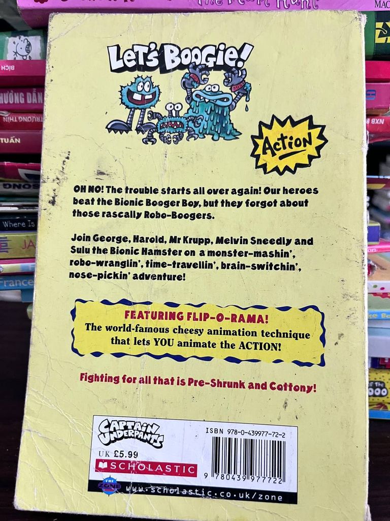 Captain Underpants and the Big, Bad Battle of the Bionic Booger Boy Part 2: The Revenge of the Ridiculous Robo-Boogers - Dav Pilkey - Ảnh thực tế 3