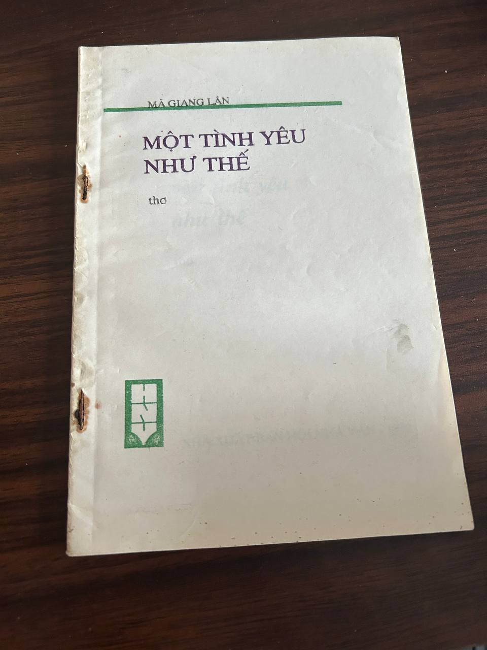 Một Tình Yêu Như Thế - Mã Giang Lân