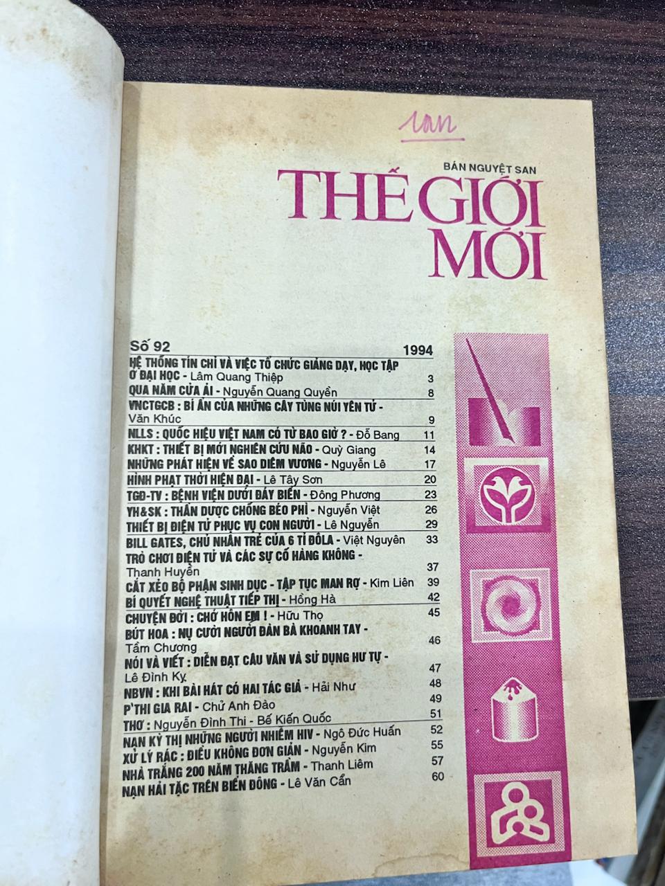 Thế Giới Mới - Số 92 - Nhiều tác giả