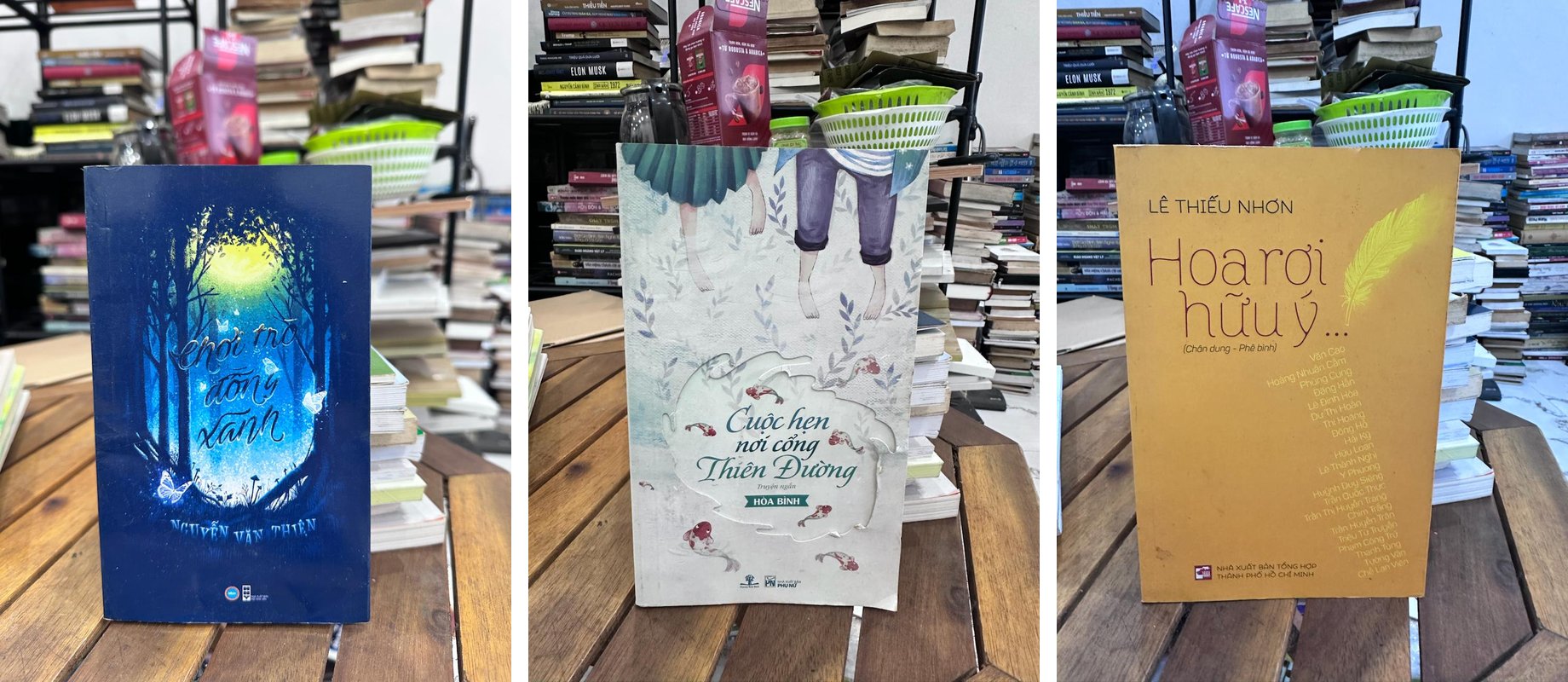 Combo Sách Cũ: Chơi Trò Đóng Xanh - Nguyễn Văn Thi và 2 cuốn khác