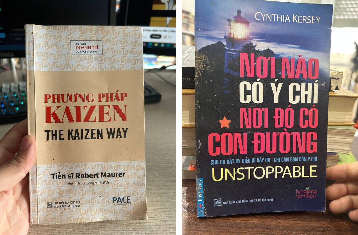 Combo Sách Cũ: Phương Pháp Kaizen - The Kaize và 1 cuốn khác