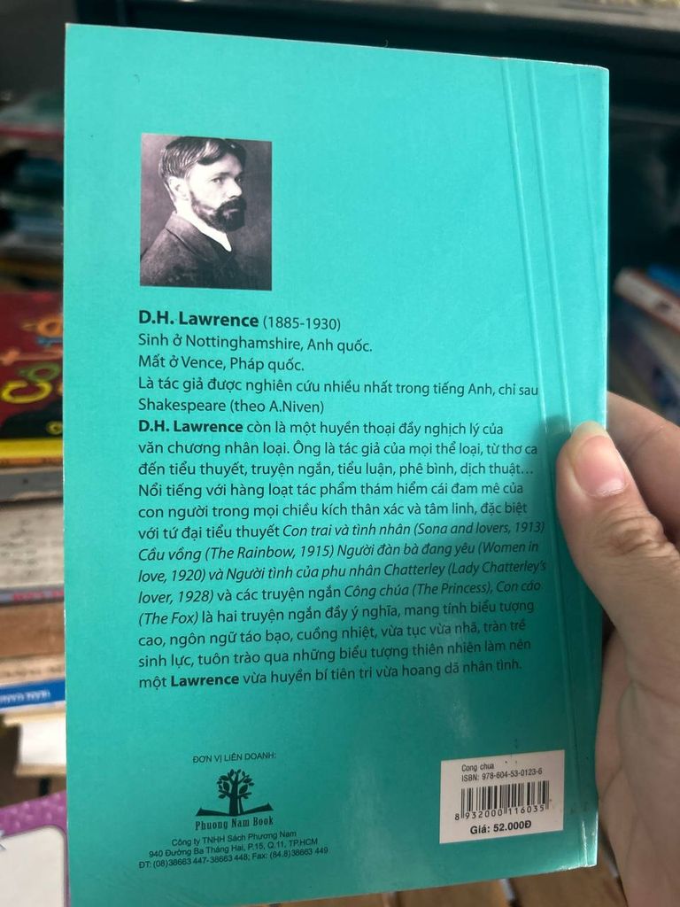Công Chúa - D.H. Lawrence - Ảnh chụp thực tế