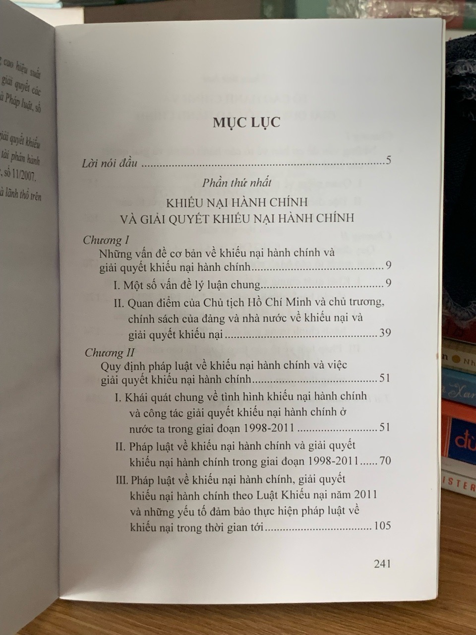 Khiếu nại tố cáo hành chính và giải quyết thiếu lại tố cáo hành chính ở Việt Nam hiện nay-Thanh tra chính phủ viện khoa học thanh tra