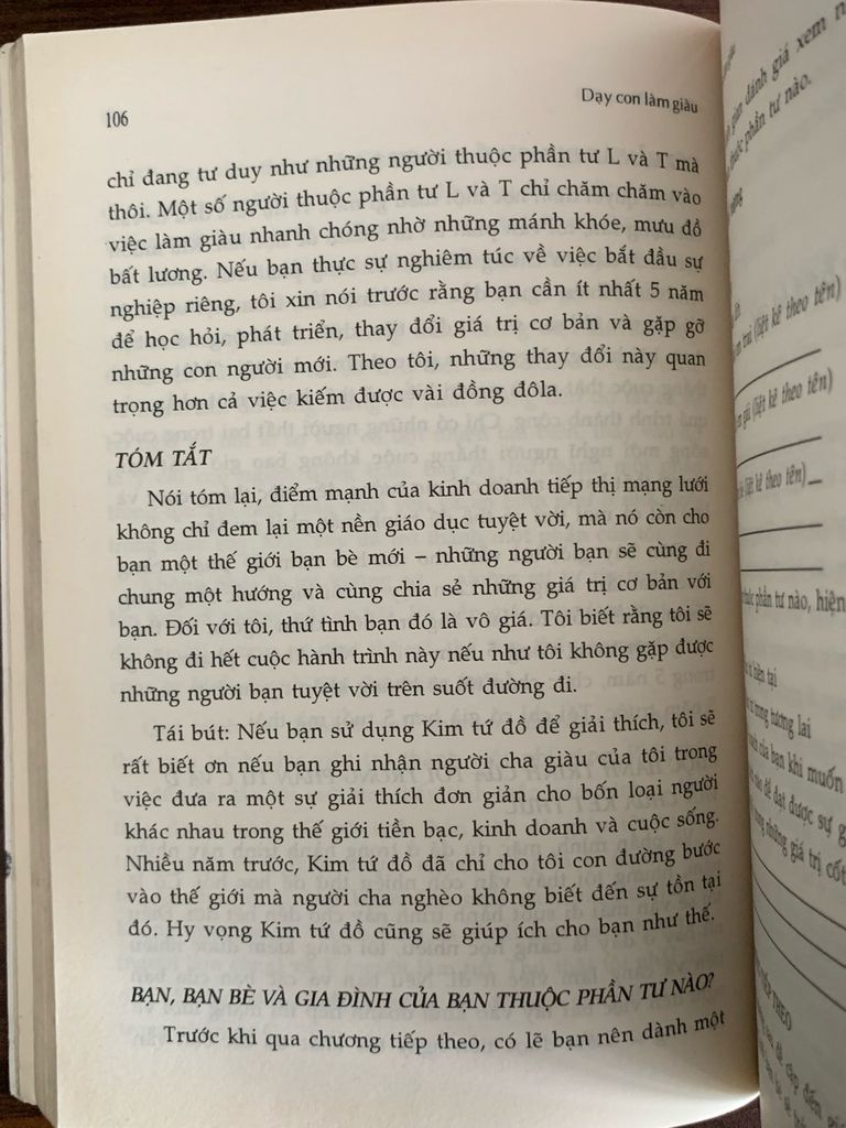 Dạy con làm giàu (Tập 2) – Robert T. Kiyosaki & Sharon L. Lechter - Ảnh thực tế 9
