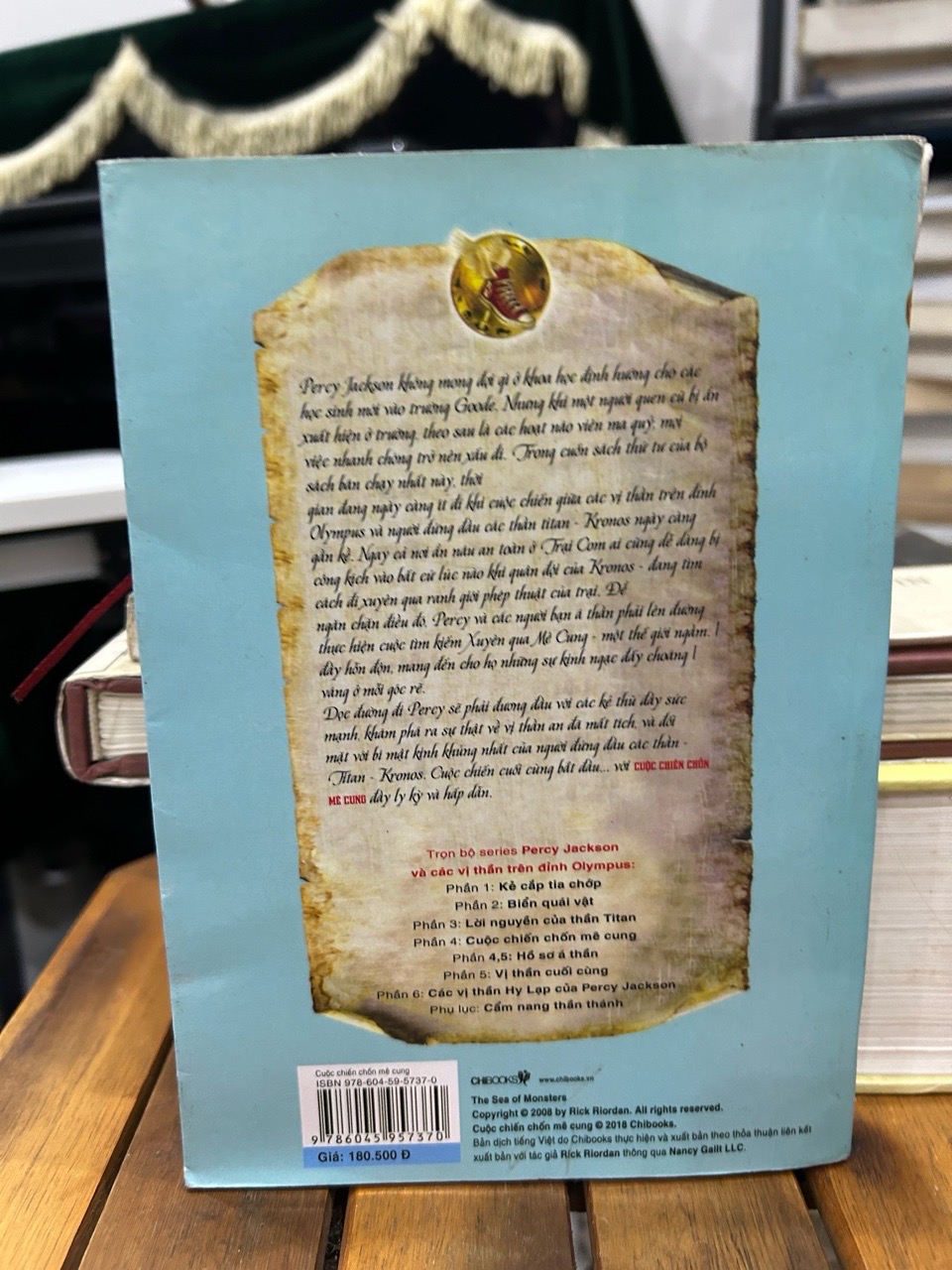 Cuộc chiến chốn mê cung – Rick Riordan