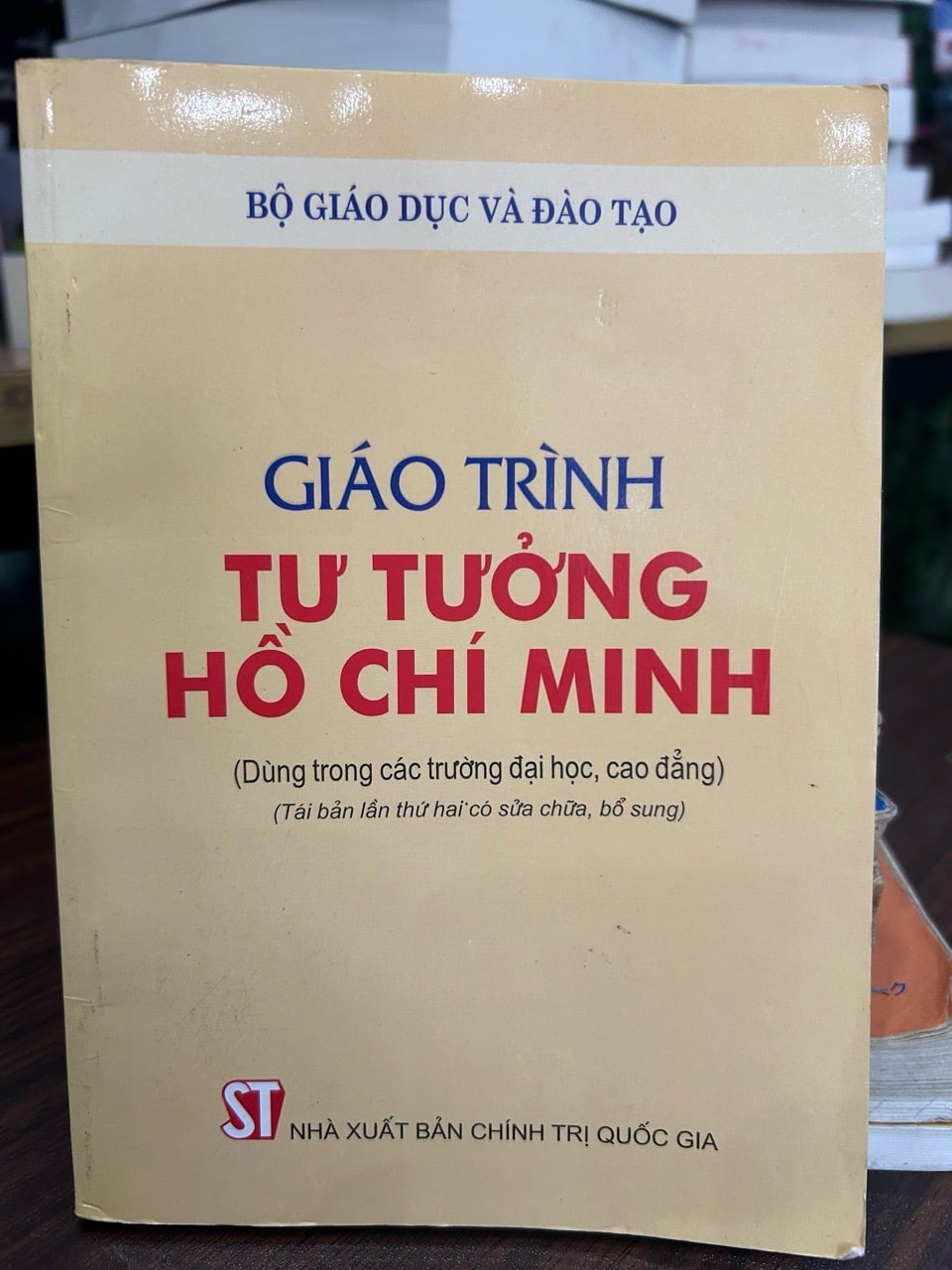 Giáo trình tư tưởng Hồ Chí Minh -Bộ giáo dục và Đào tạo