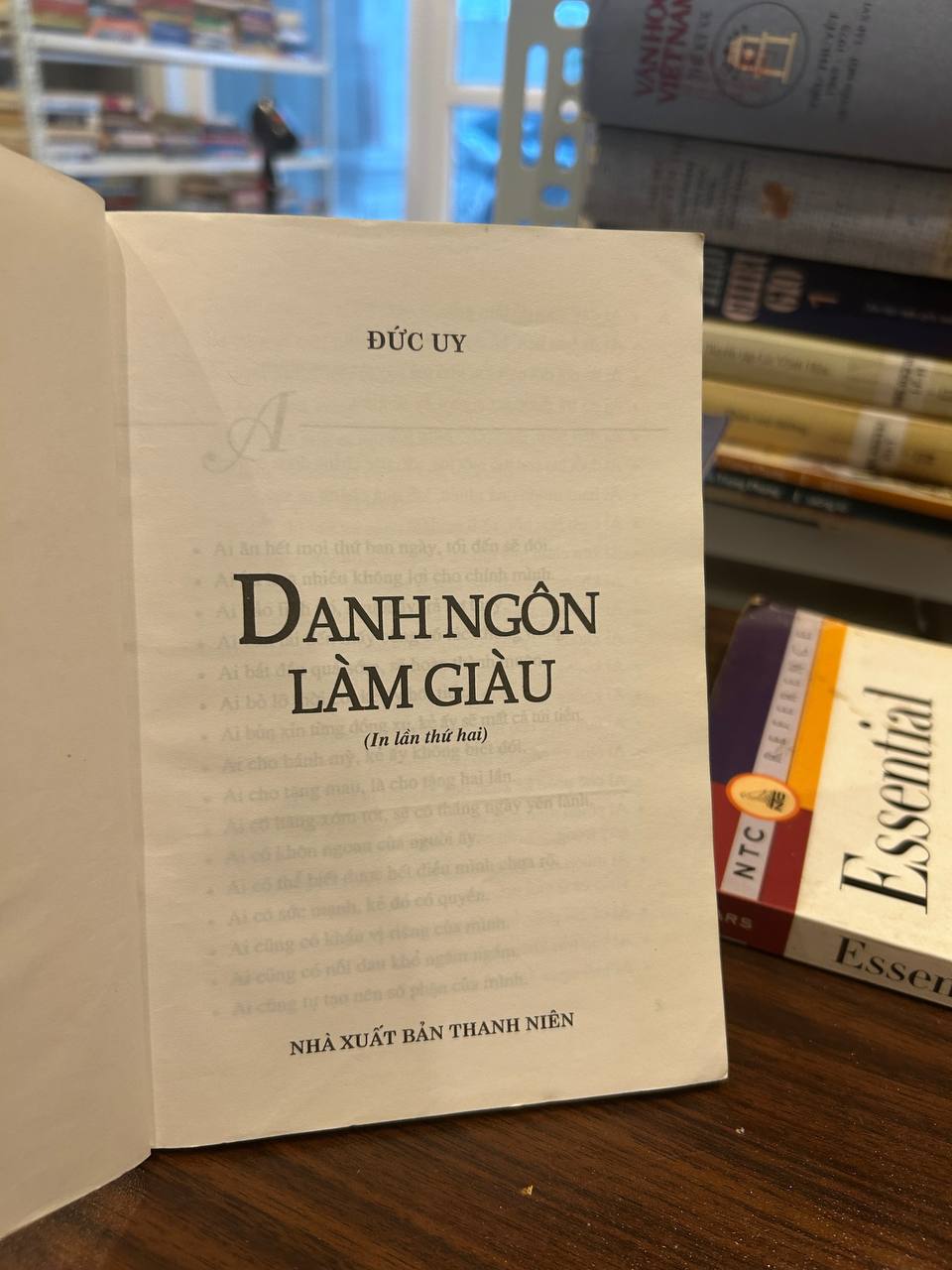 Danh Ngôn Làm Giàu - Đức Uy - Đức Uy