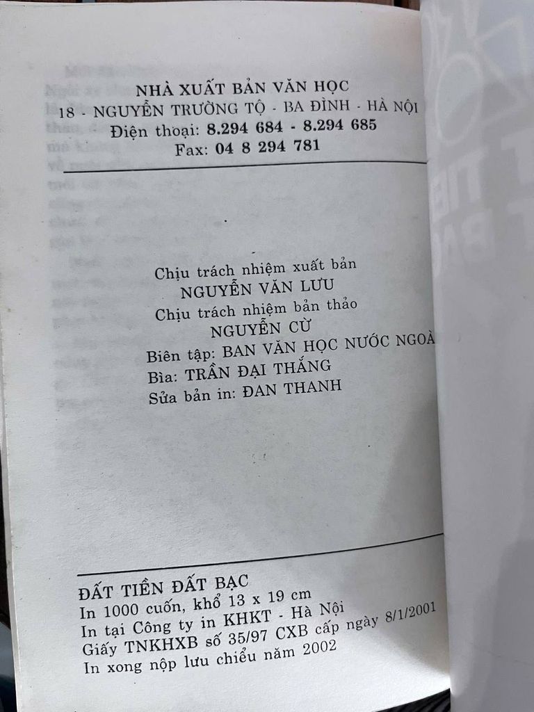 Dạ Tiên Dạ Bạc - Mario Puzo - Ảnh thực tế 4