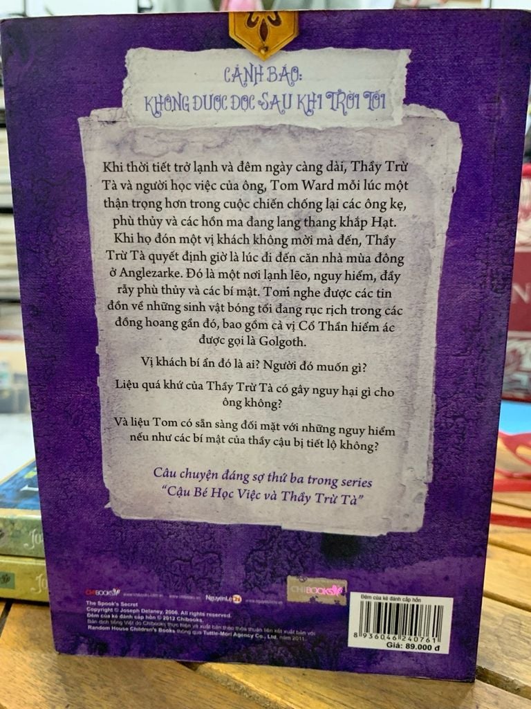 Đêm của kẻ đánh cắp hồn-Joseph Delaney - Ảnh chụp thực tế