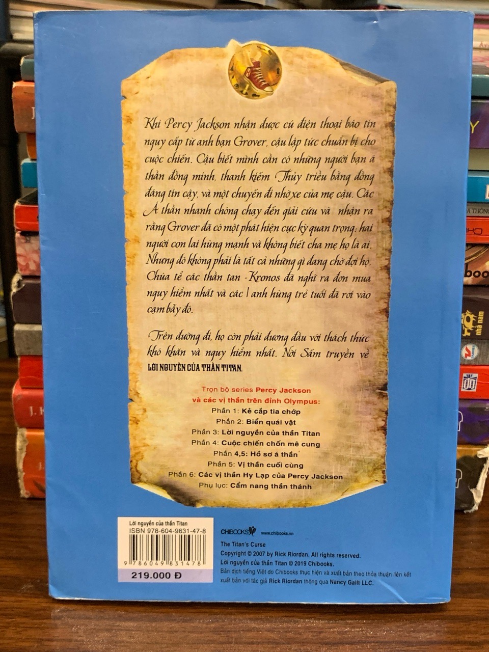 Percy Jackson – Lời Nguyền Của Thần Titan – Rick Riordan