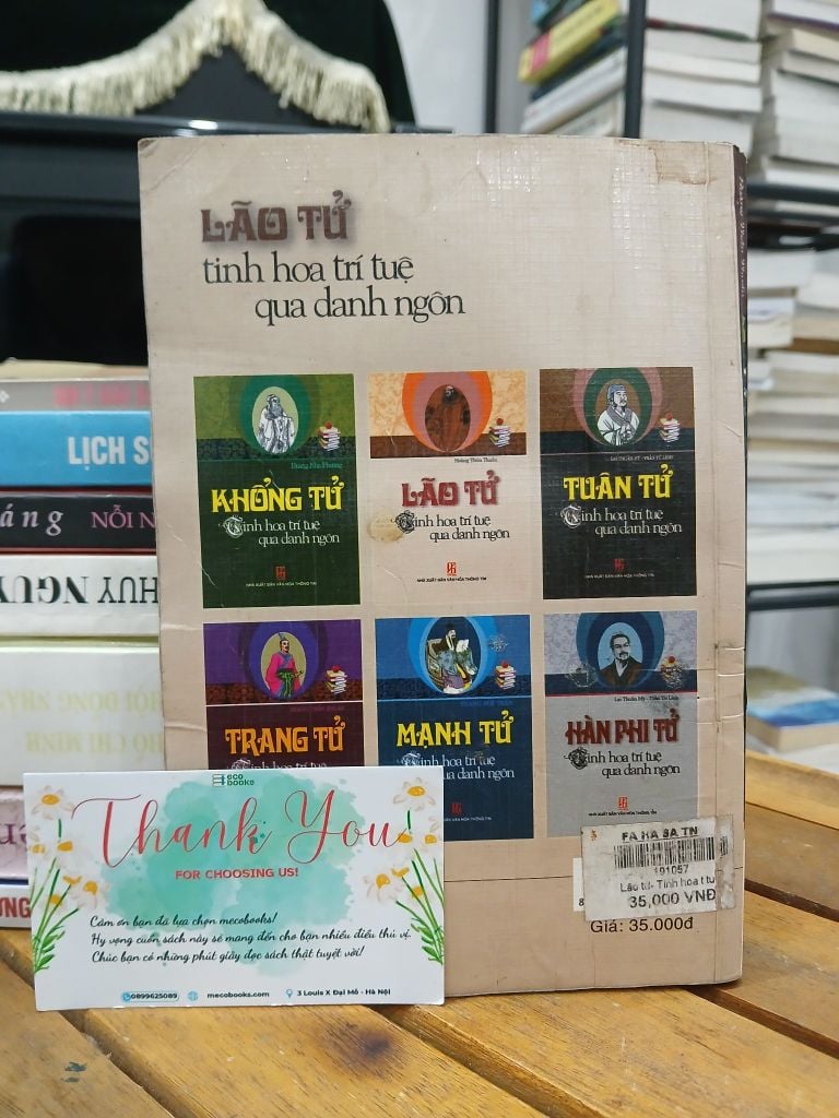 Lão Tử: Tinh hoa trí tuệ qua danh ngôn – Hoàng Thành Thuần - Ảnh chụp thực tế