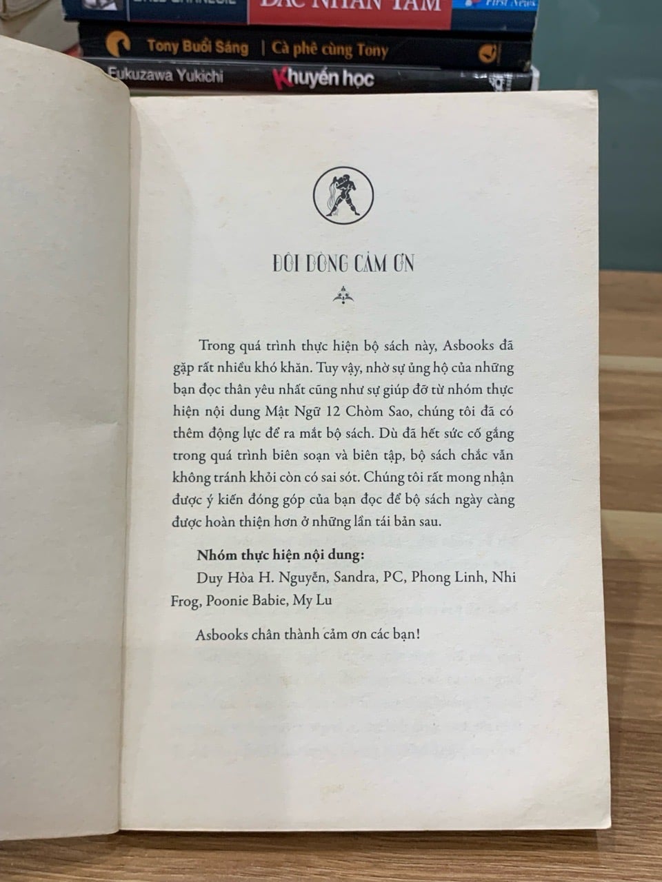 Mật ngữ Bảo Bình – Nhóm 12 chòm sao – Asbooks