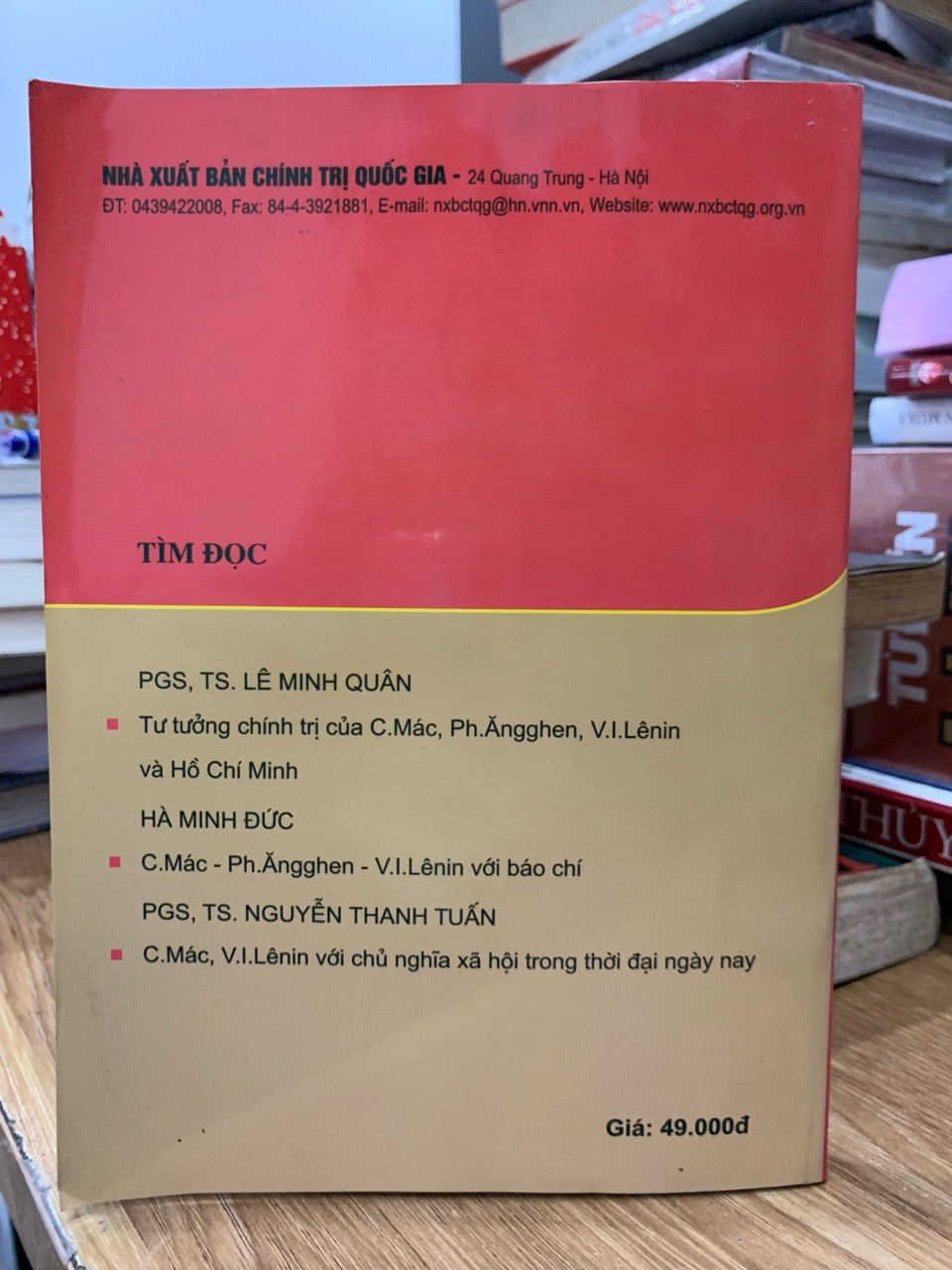 Giới thiệu một số tác phẩm của C.Mác ,PH.Ăngghen và V.I.Lênnin về chính trị