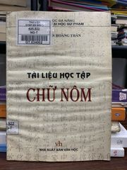 Tài liệu học tập chữ nôm – Nguyễn Hoàng Thân (chủ biên) - ảnh 1