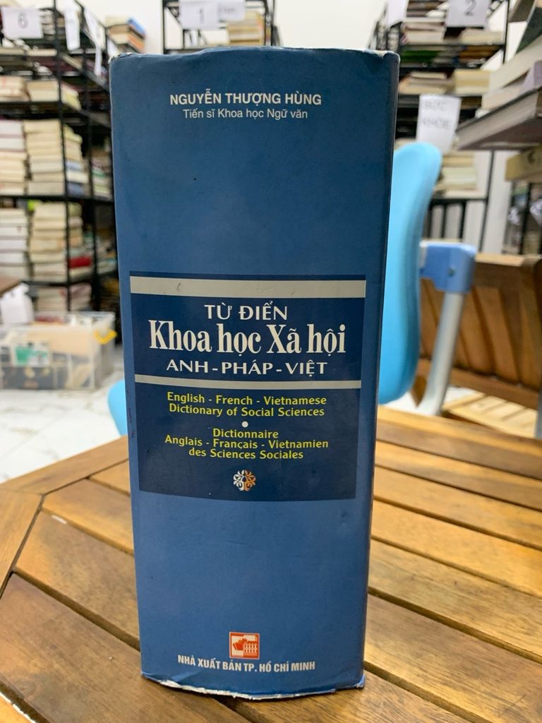Từ điển khoa học xã hội Anh-Pháp-Việt-Nguyễn Thượng Hùng - Ảnh thực tế 3