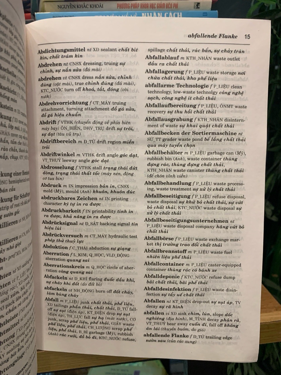 Từ điển khoa học công nghệ Đức-Anh-Việt