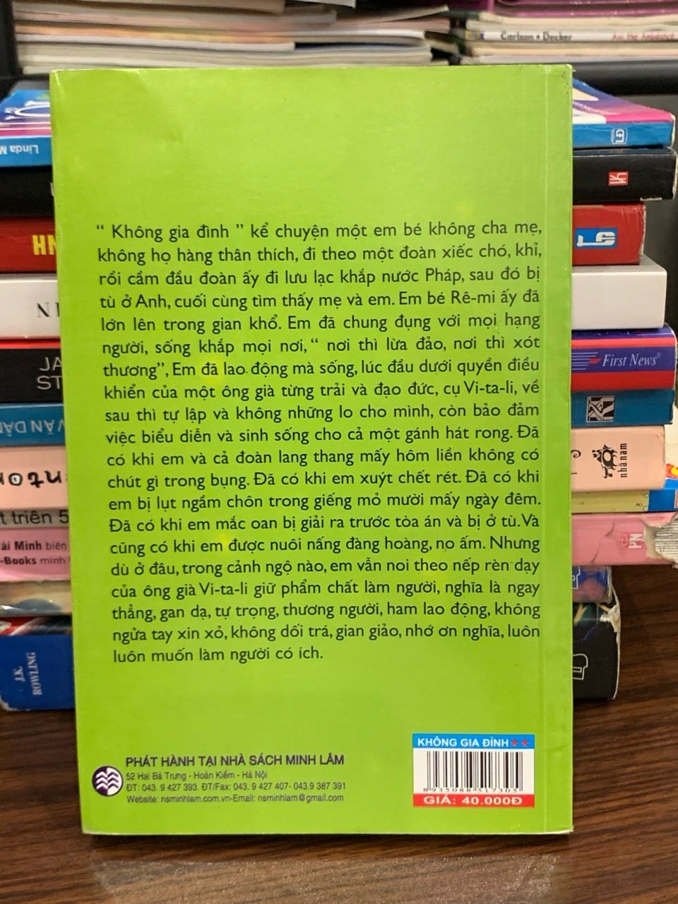 Ảnh sách Không gia đình (Tập 2) – Hector Malot