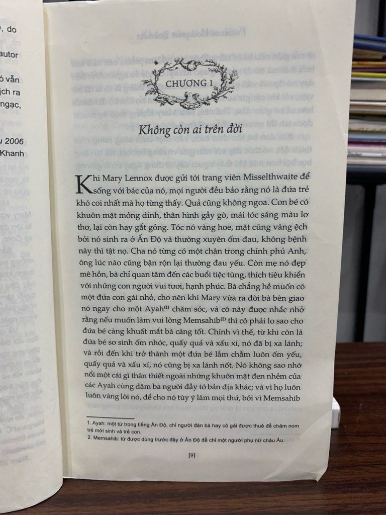 Khu vườn bí mật (The Secret Garden) – Frances Hodgson Burnett - Ảnh thực tế 4