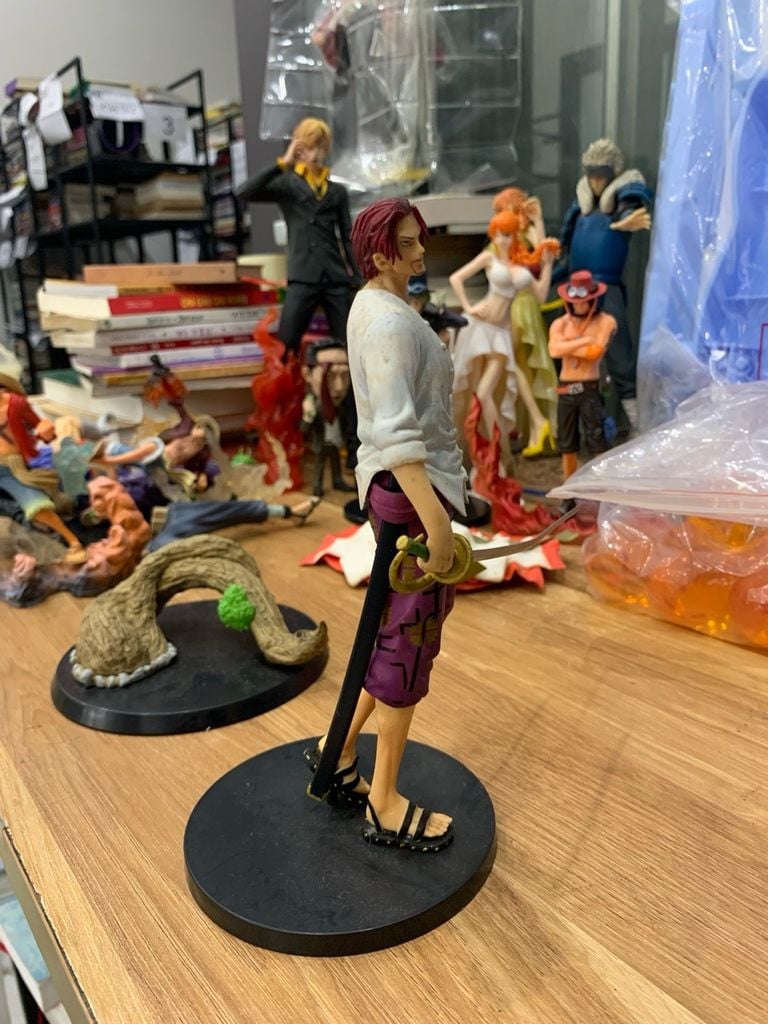 Mô hình nhân vật One Piece cao 18cm - Tượng Luffy, Law, Shanks, Kid, Đô đốc Bò Lục (Nhiều mẫu) - Ảnh thực tế 4