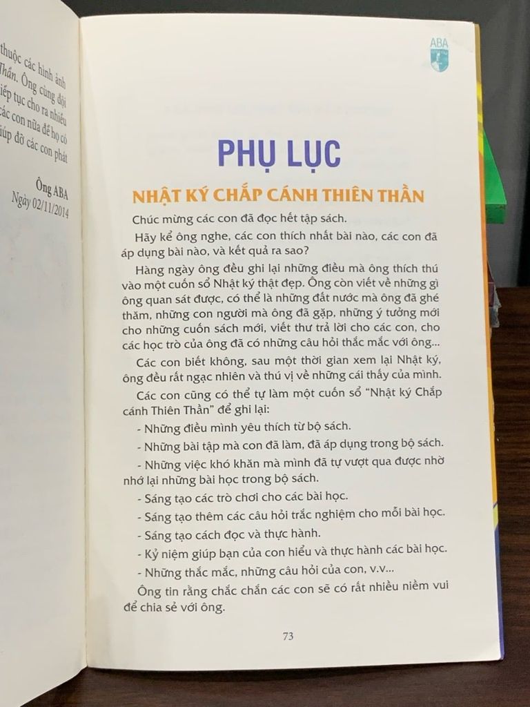 Phát triển tư duy độc lập – Tủ sách Chắp Cánh Thiên Thần (ABA) - Ảnh thực tế 5