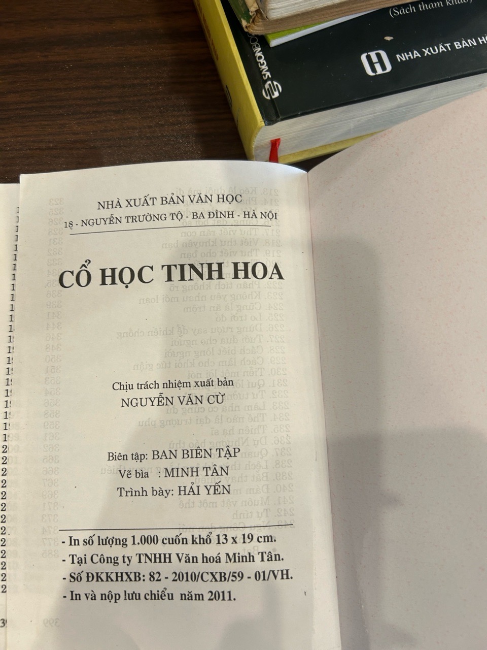 Ảnh sách Cổ học tinh hoa- NXB Văn học