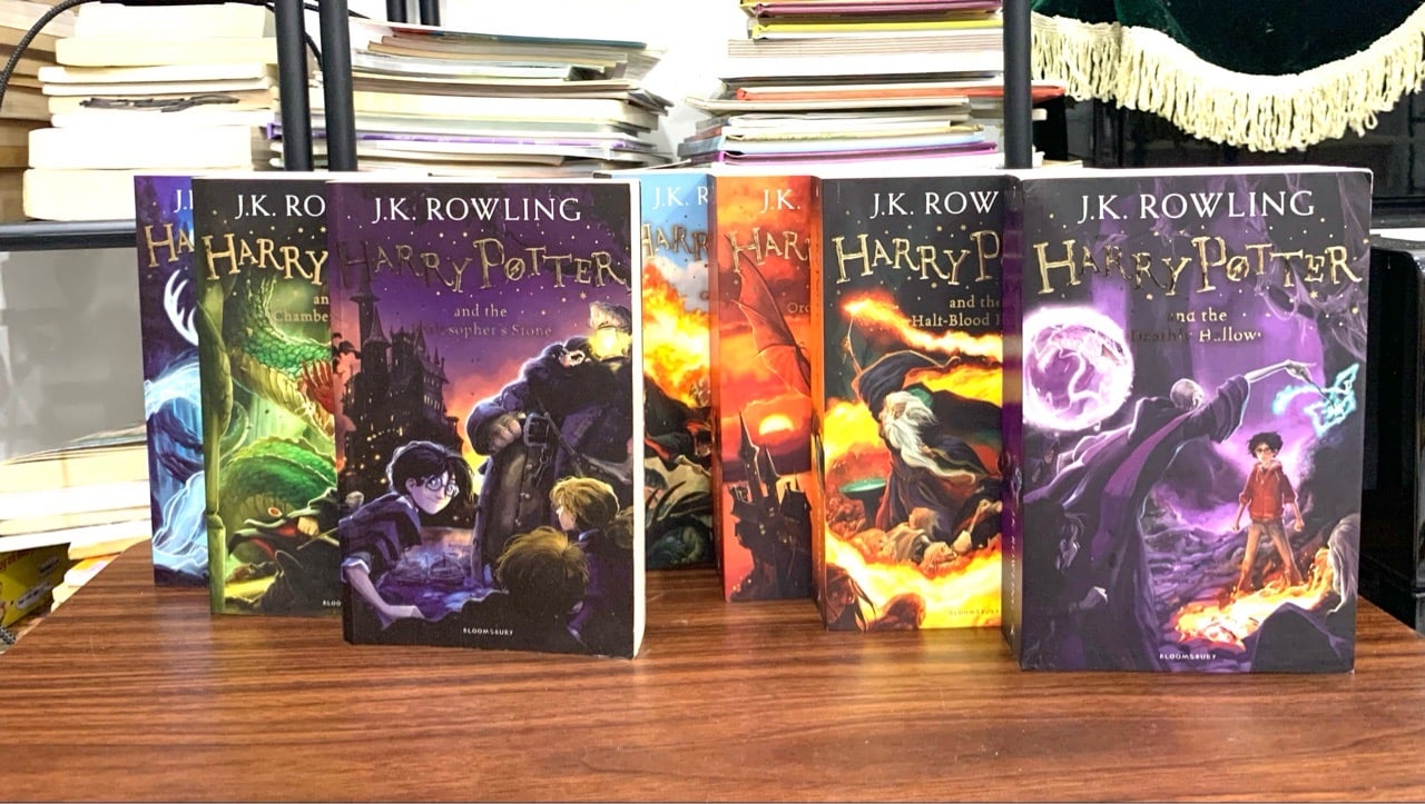 Ảnh sách Harry Potter (Trọn bộ 7 tập, bản tiếng Anh)