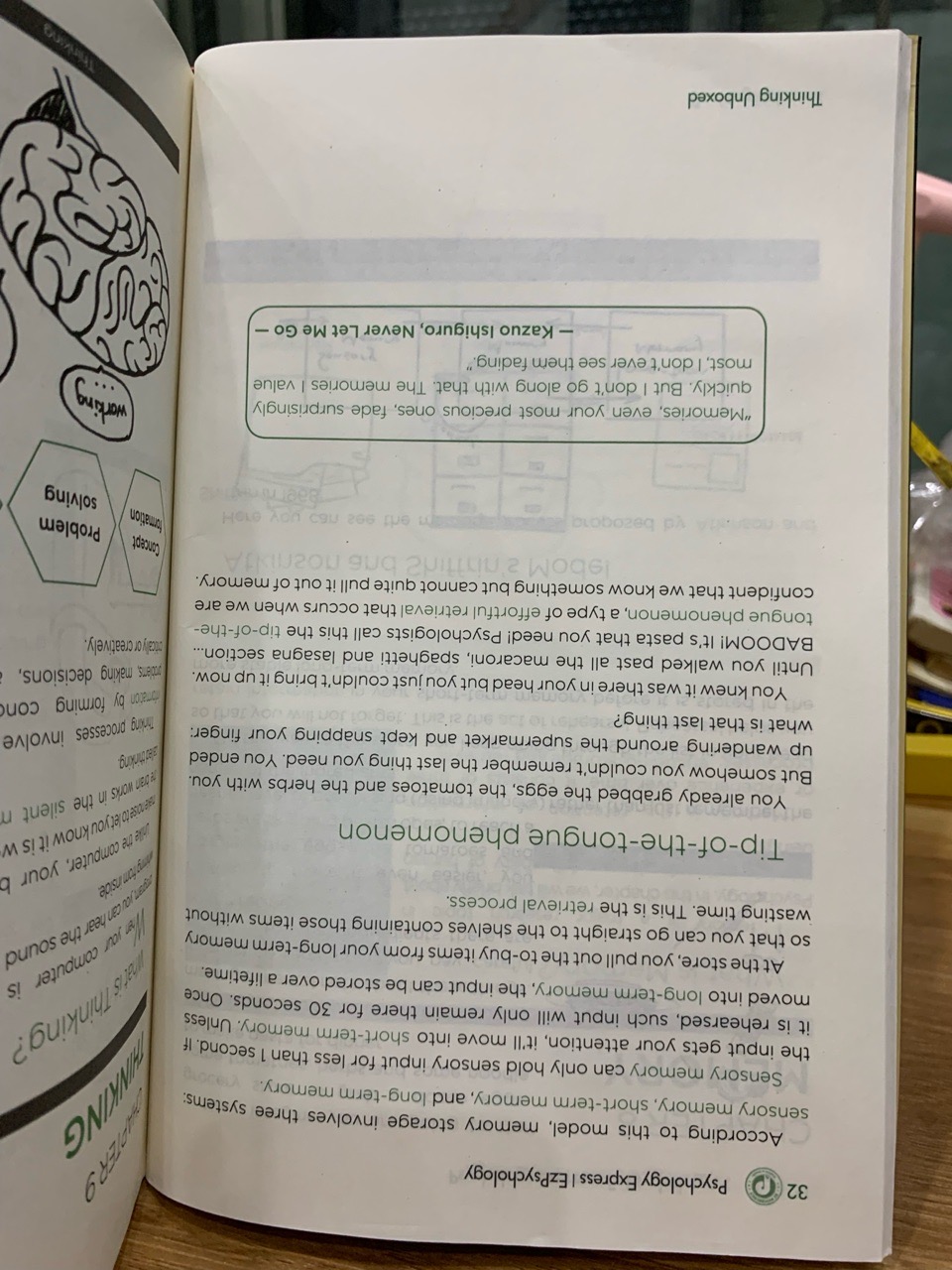 Tâm lý học trong nháy mắt 1 - NXB Đại học quốc gia Hà Nội