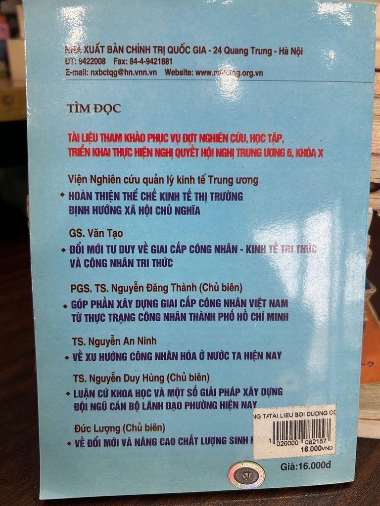 Tài liệu bồi dưỡng công tác đảng cho bí thư chi bộ và cấp ủy viên cơ sở -NXB Chính Trị quốc gia - Ảnh thực tế 3