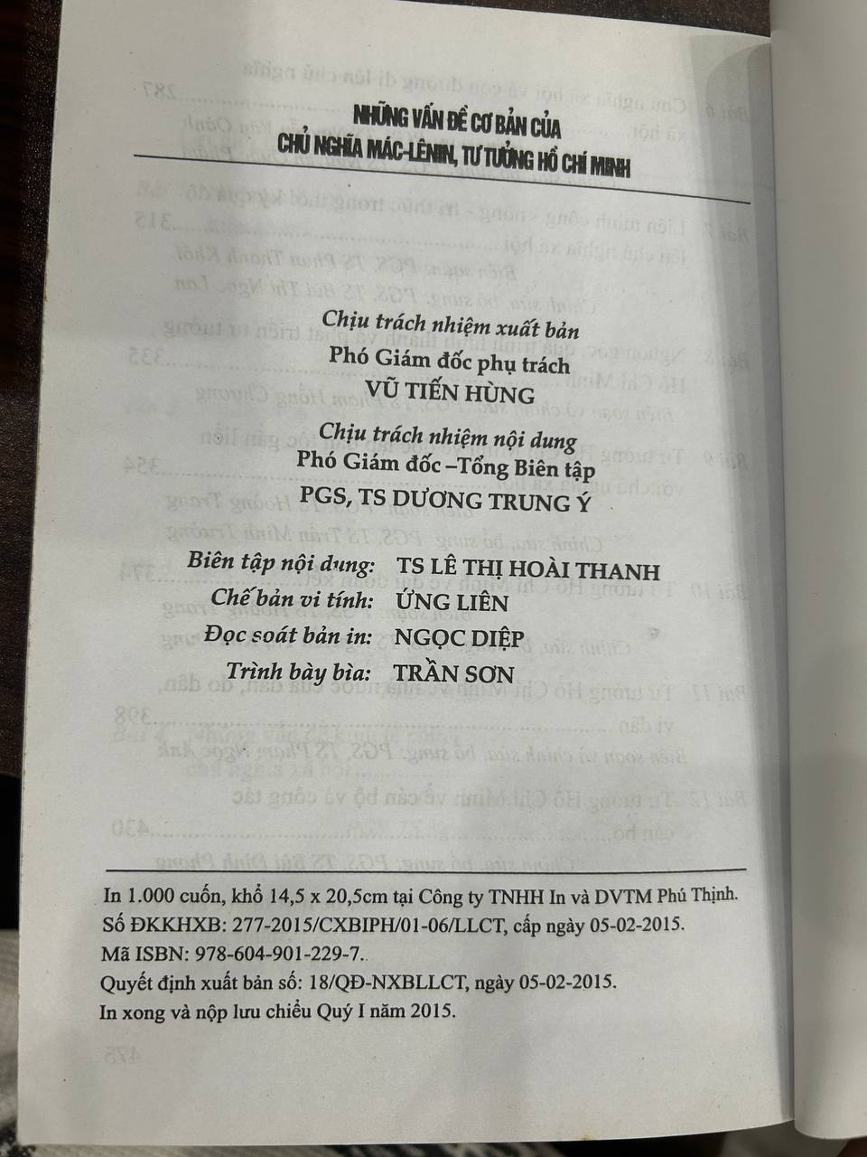 Giáo trình Trung Cấp Lý Luận Chính Trị - Hành Chính: Những Vấn Đề Cơ Bản Của Chủ Nghĩa Mác-Lênin, Tư Tưởng Hồ Chí Minh - Học Viện Chính Trị Quốc Gia Hồ Chí Minh