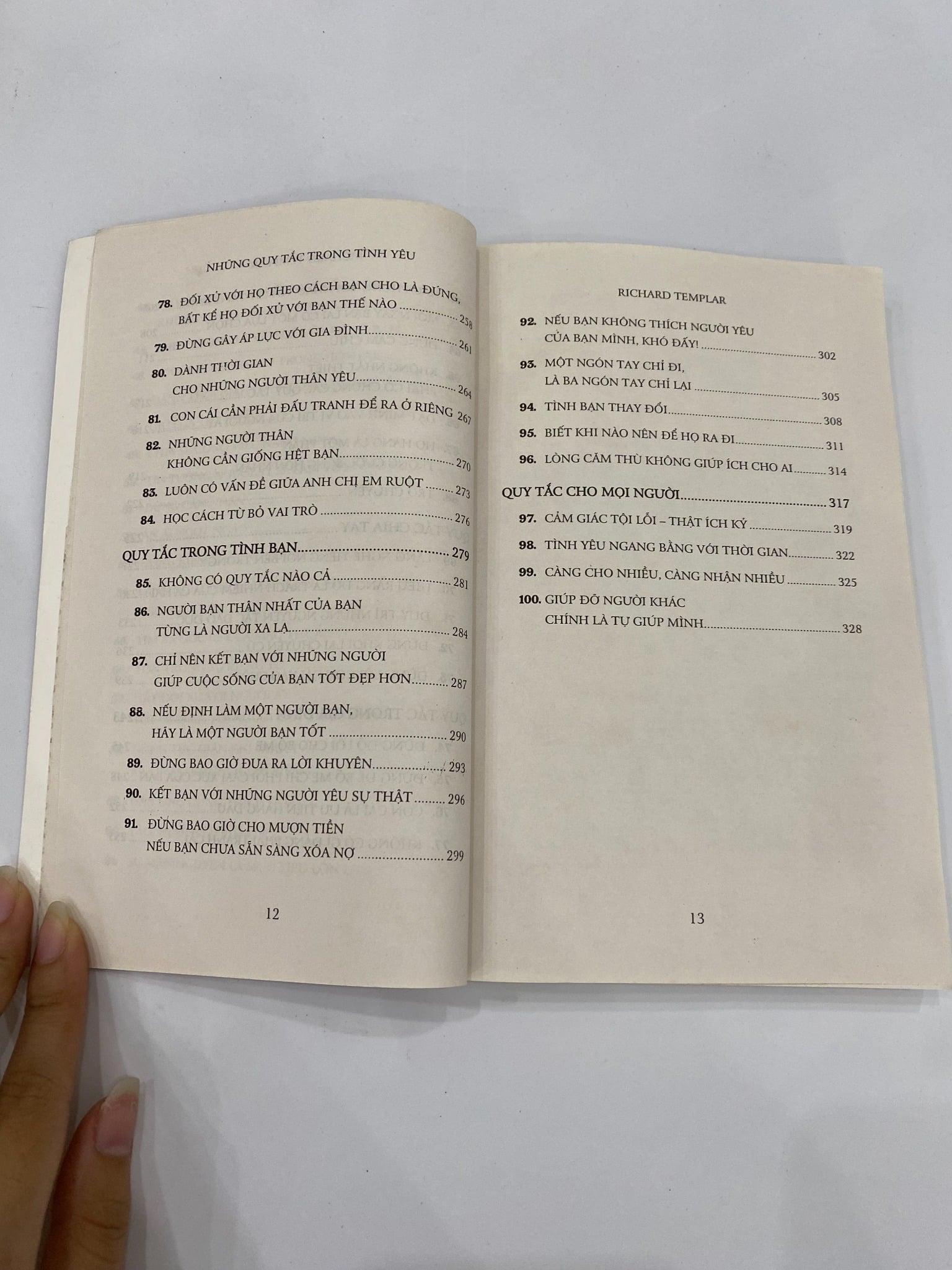 Những Quy Tắc Trong Tình Yêu - Richard Templar