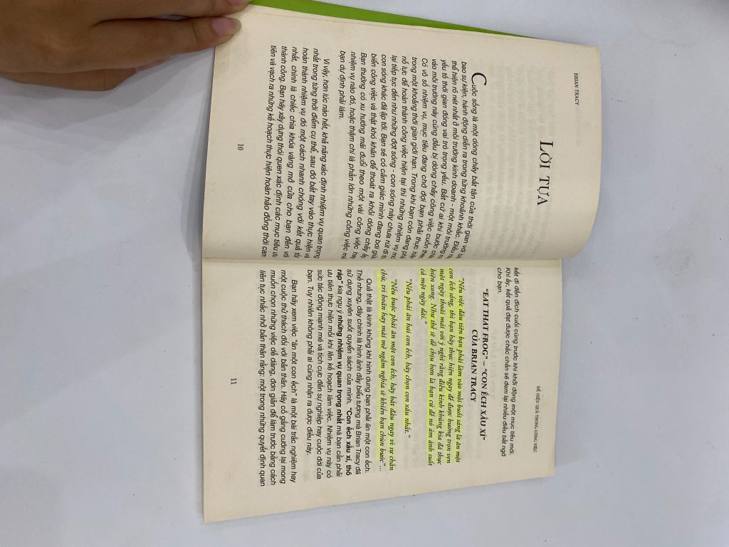 Để Hiệu Quả Trong Công Việc - Brian Tracy - Ảnh chụp thực tế
