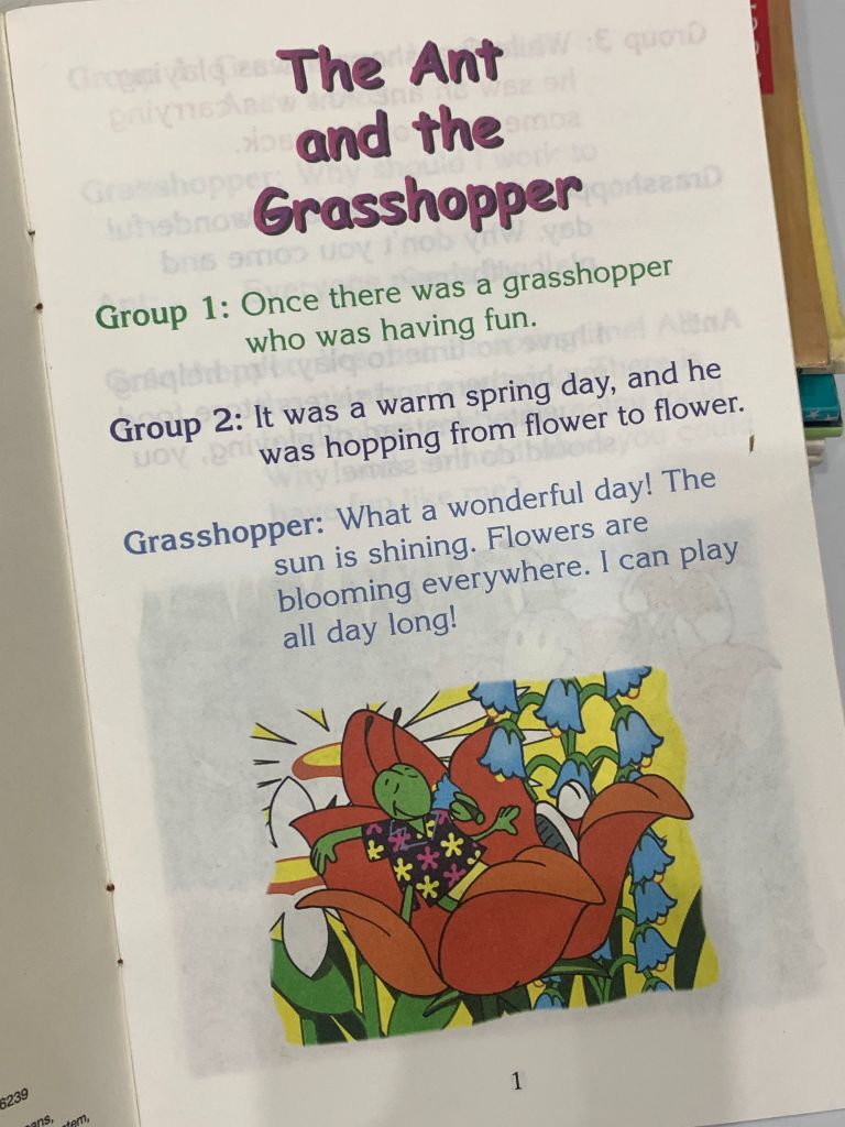 Readers' Theater: The Ant and the Grasshopper – Really Good Stuff - Ảnh thực tế 5