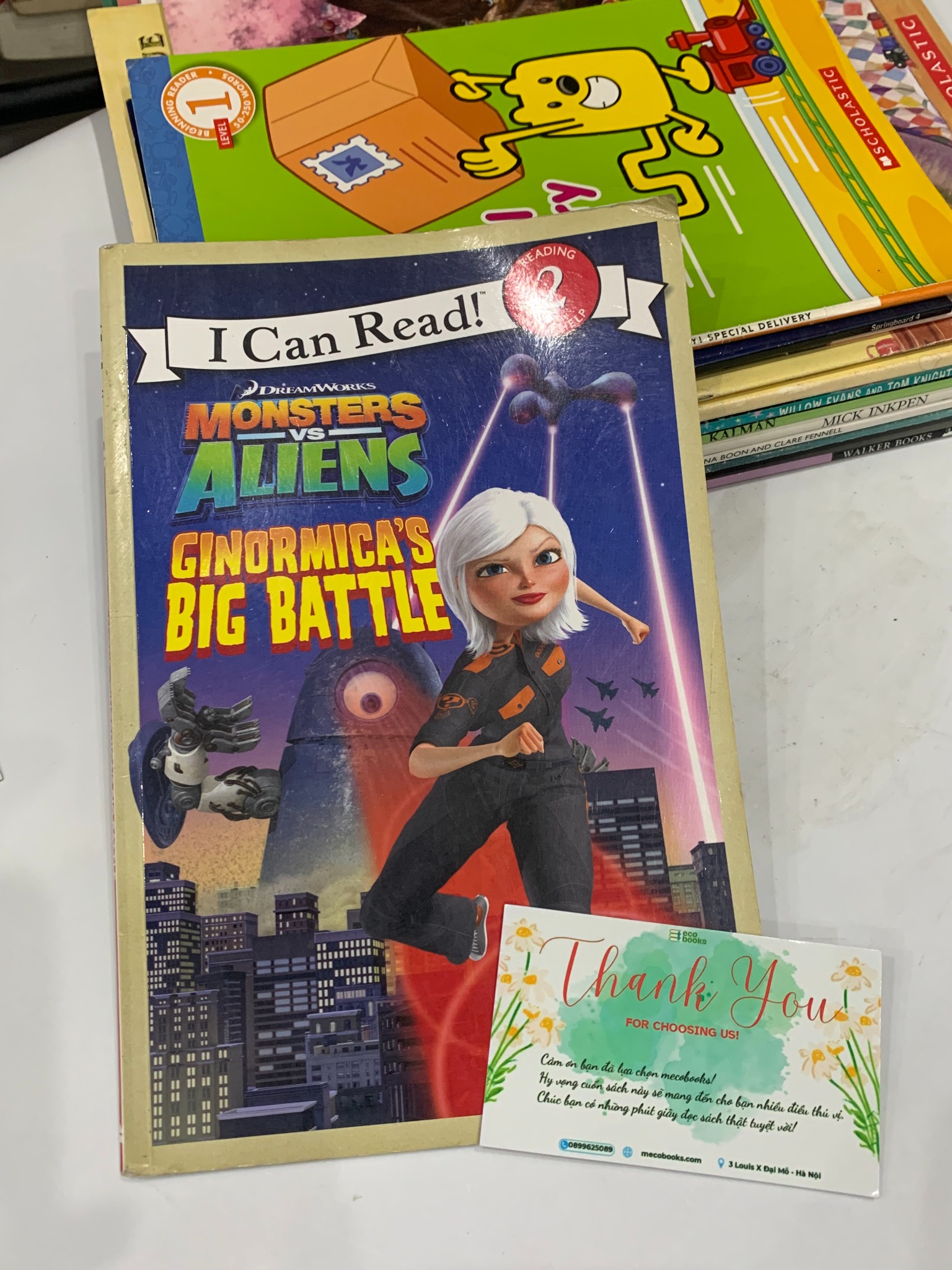 I Can Read: Monsters vs. Aliens - Ginormica's Big Battle – DreamWorks