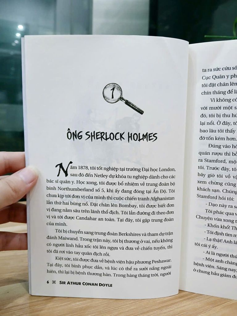 Sherlock Holmes – Sir Arthur Conan Doyle - Ảnh chụp thực tế
