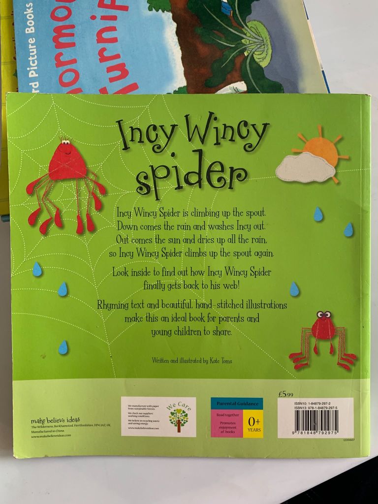 Incy Wincy Spider – Kate Toms - Ảnh thực tế 3