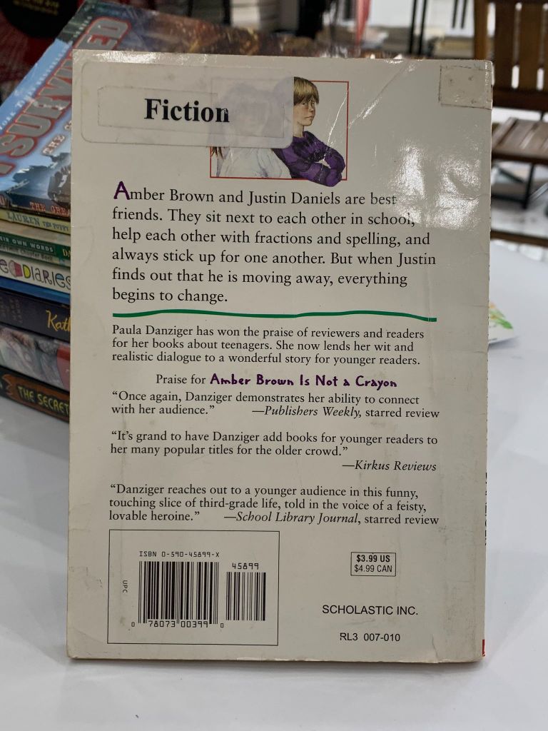 Amber Brown is Not a Crayon – Paula Danziger - Ảnh thực tế 3