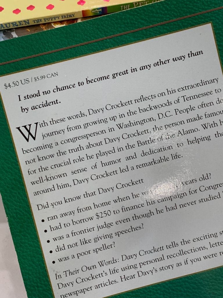 Davy Crockett: In His Own Words – George Sullivan - Ảnh thực tế 7