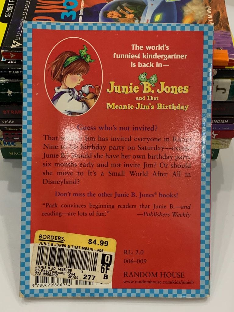 Junie B. Jones and That Meanie Jim's Birthday – Barbara Park - Ảnh thực tế 3