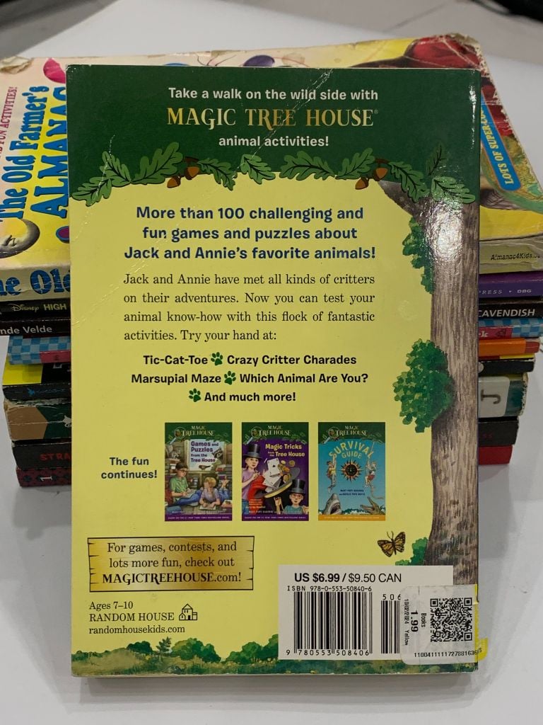 Magic Tree House: Animal Games and Puzzles – Mary Pope Osborne & Natalie Pope Boyce - Ảnh thực tế 3