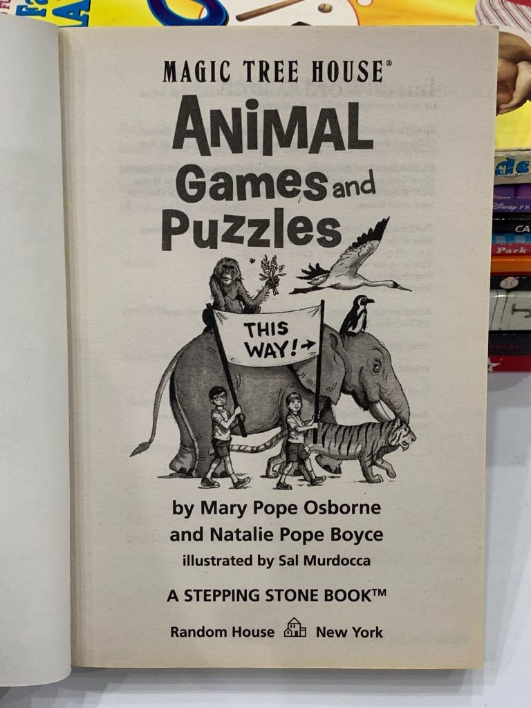 Magic Tree House: Animal Games and Puzzles – Mary Pope Osborne & Natalie Pope Boyce - Ảnh thực tế 7
