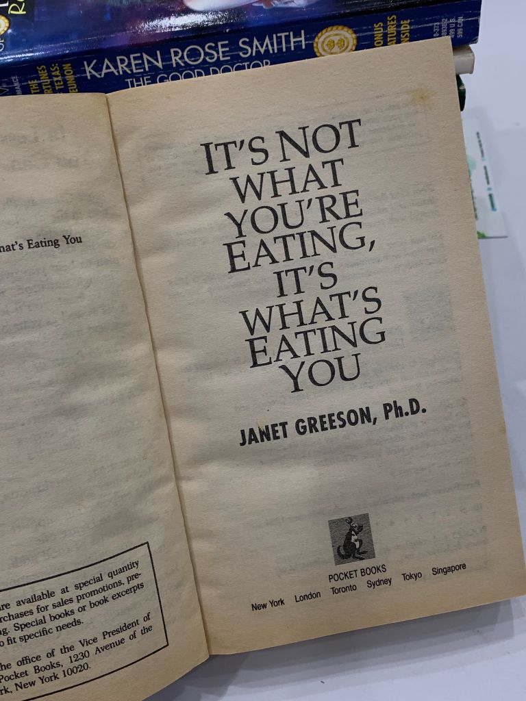 It's Not What You're Eating, It's What's Eating You – Janet Greeson - Ảnh thực tế 7