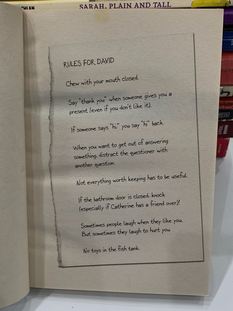 Rules – Cynthia Lord - Ảnh thực tế 5