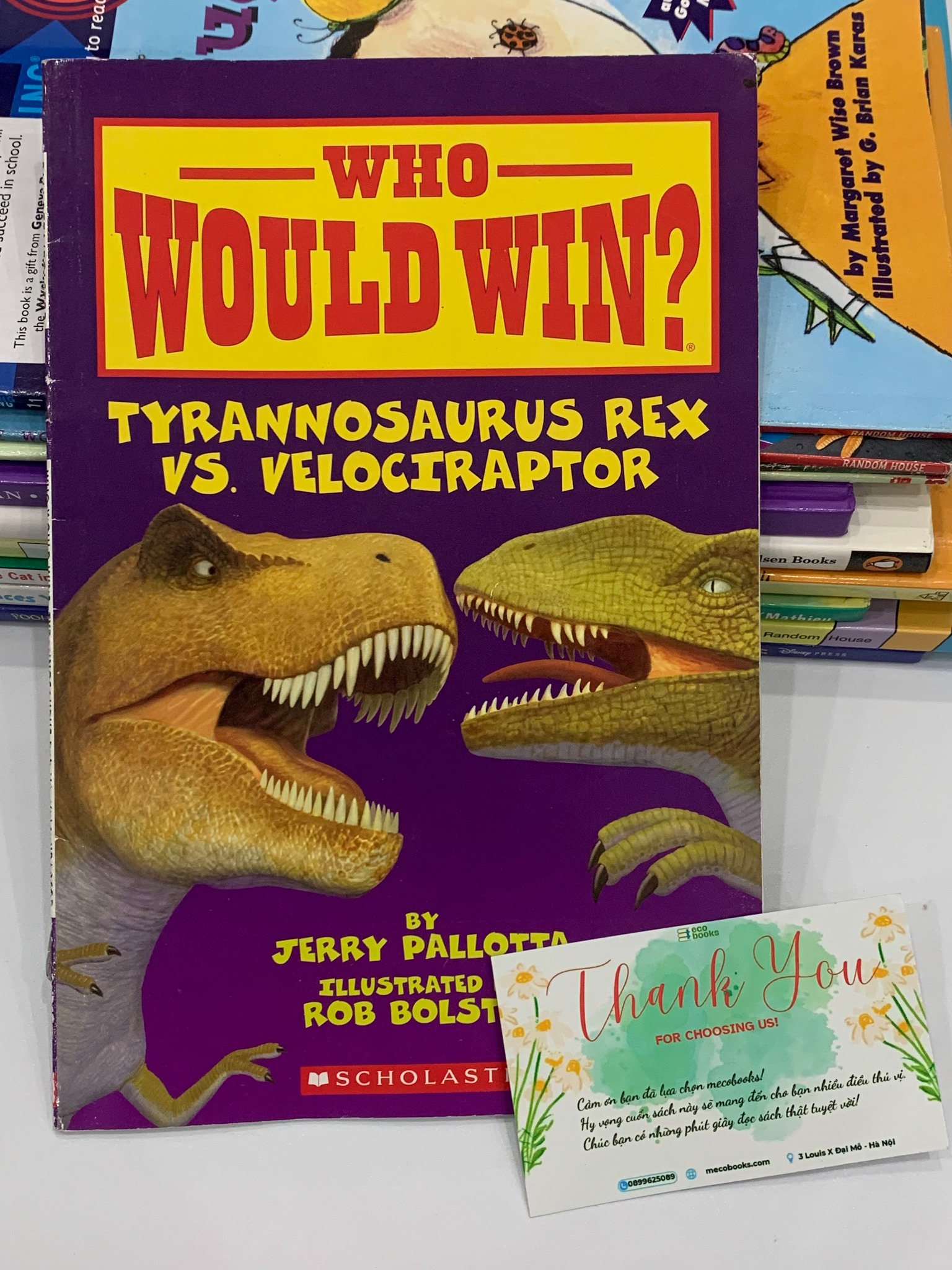 Tyrannosaurus Rex vs. Velociraptor – Jerry Pallotta