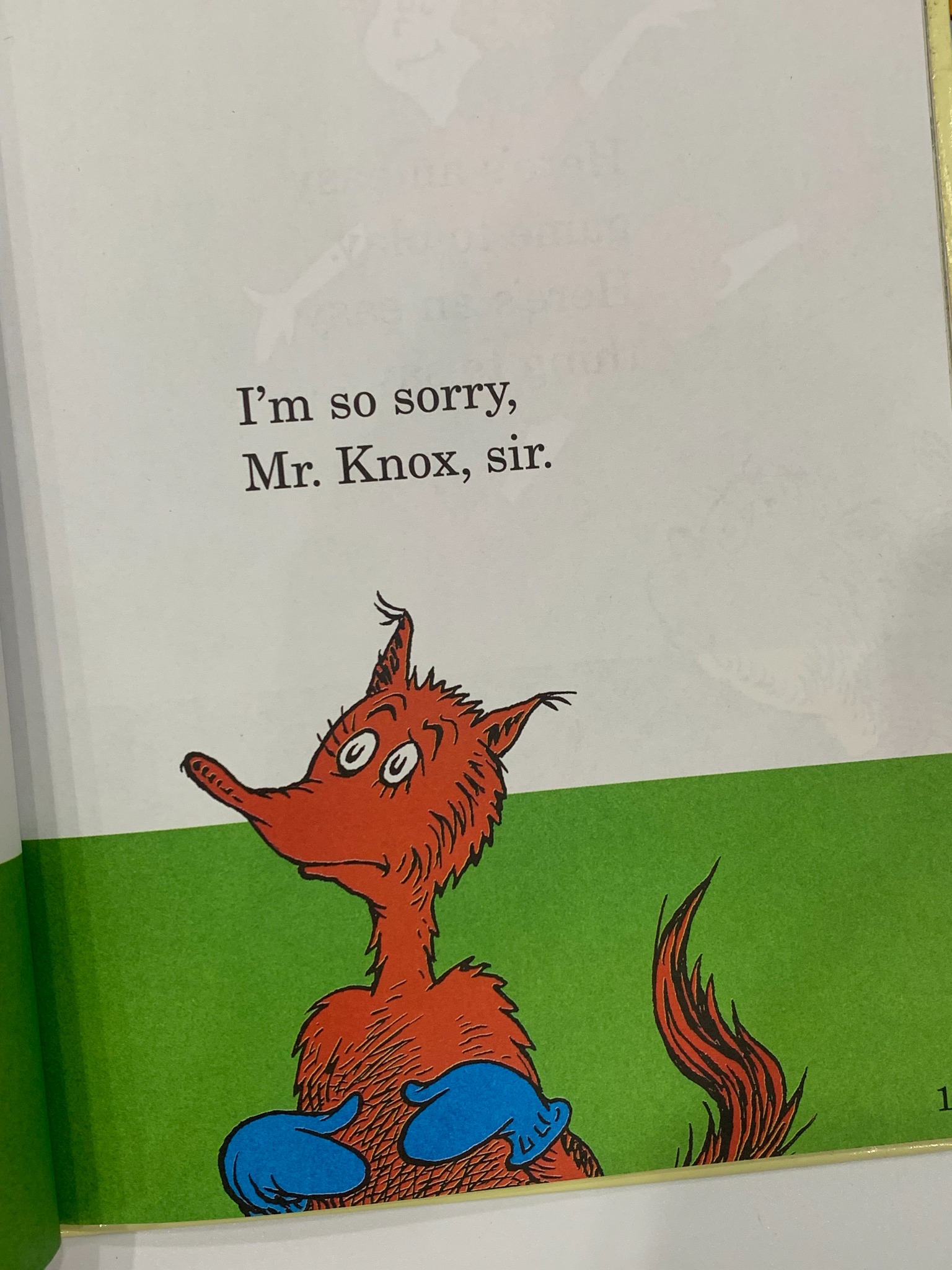Fox in Socks – Dr. Seuss