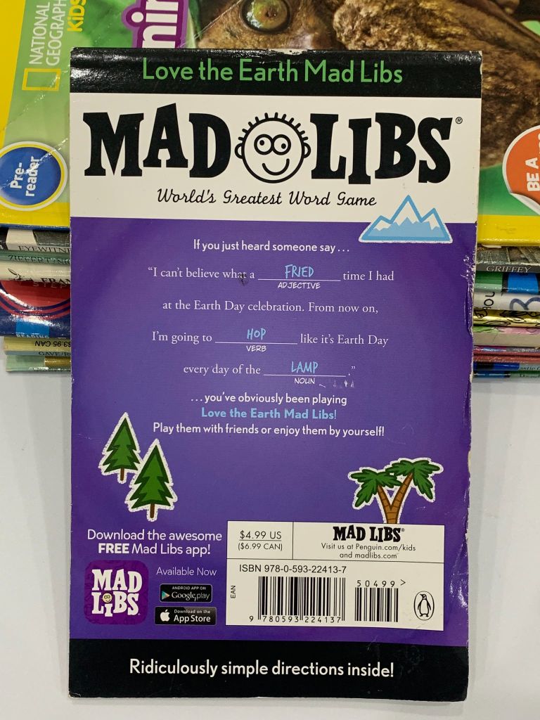 Mad Libs: Love the Earth – Mad Libs - Ảnh thực tế 3