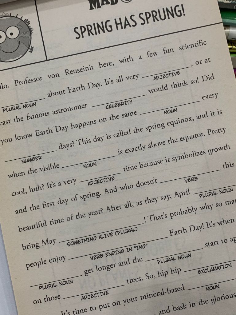 Mad Libs: Love the Earth – Mad Libs - Ảnh thực tế 9