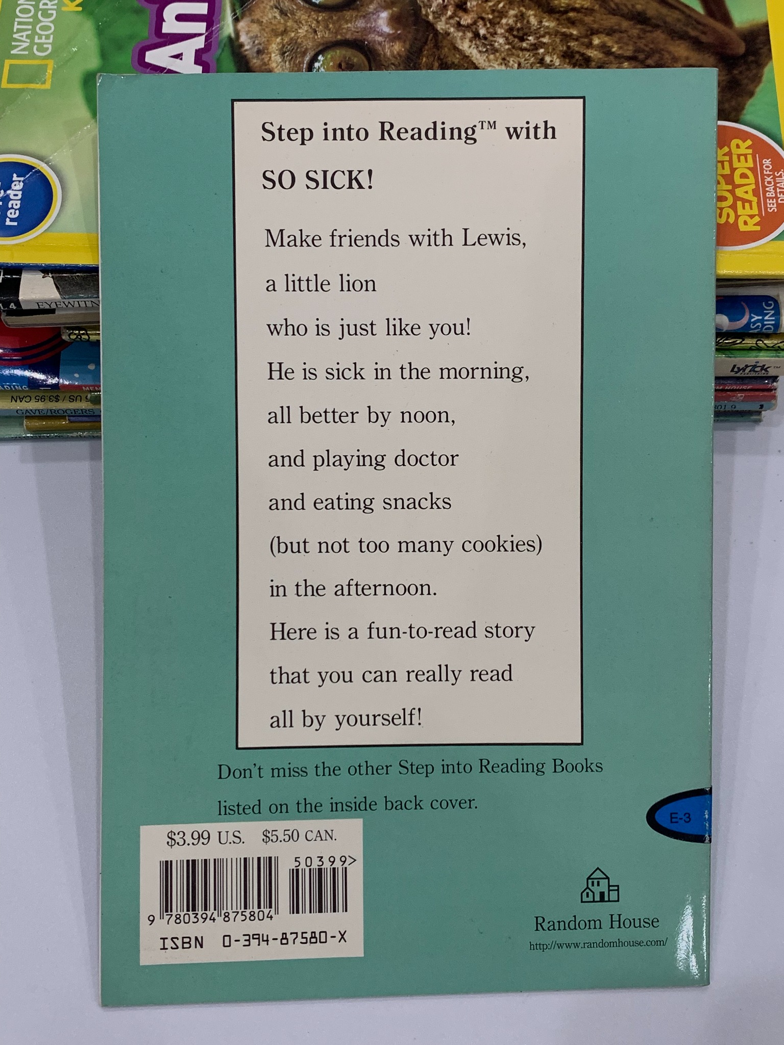 So Sick! – Harriet Ziefert